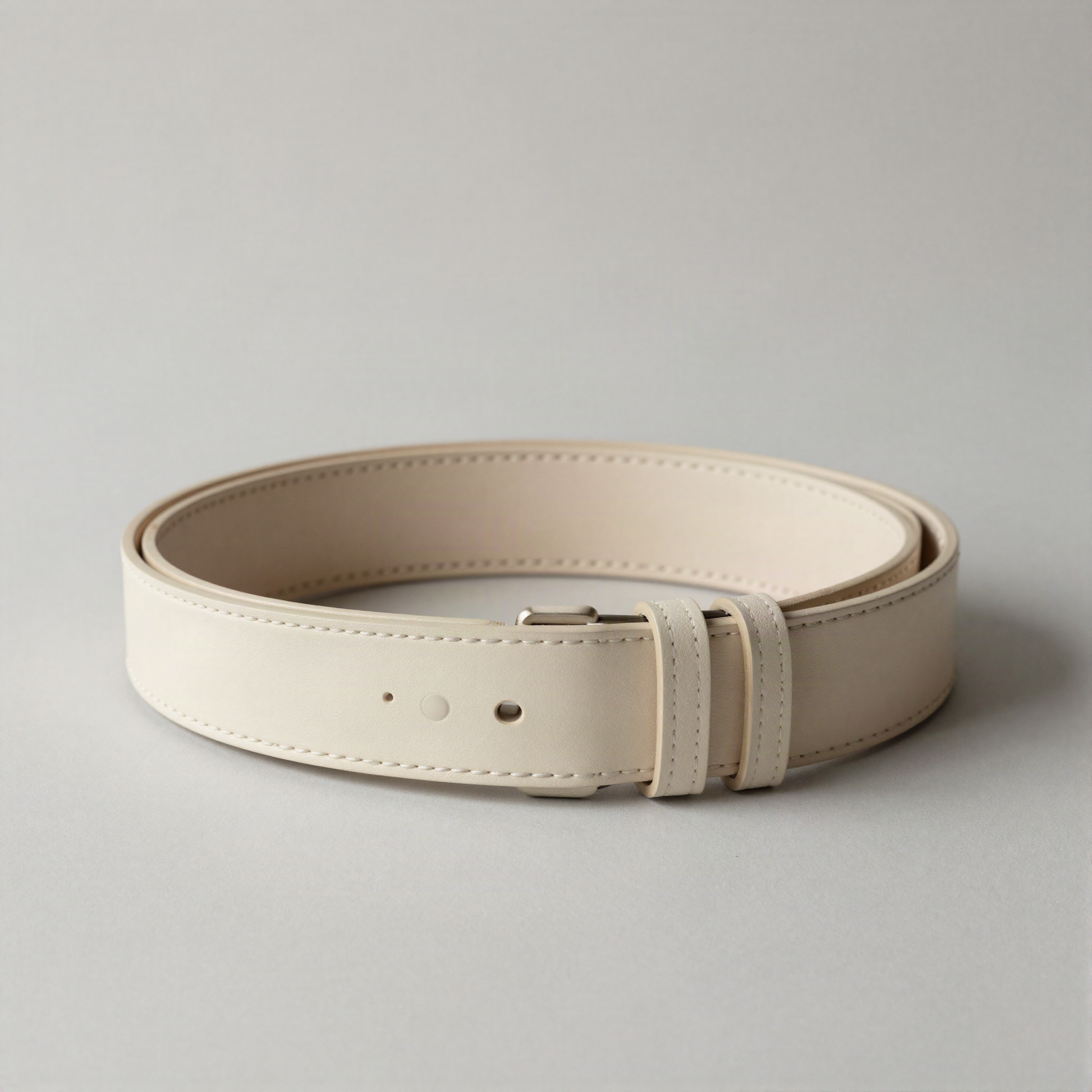 Wide Waist Belt, Ivory
