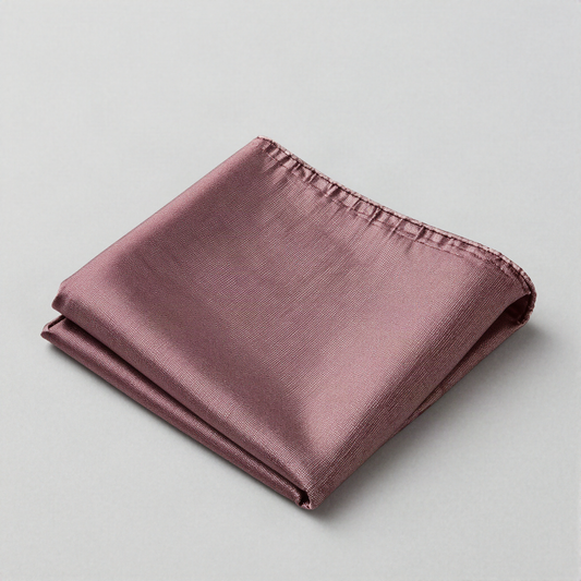 Silk Pocket Square, Hand-Rolled Edge