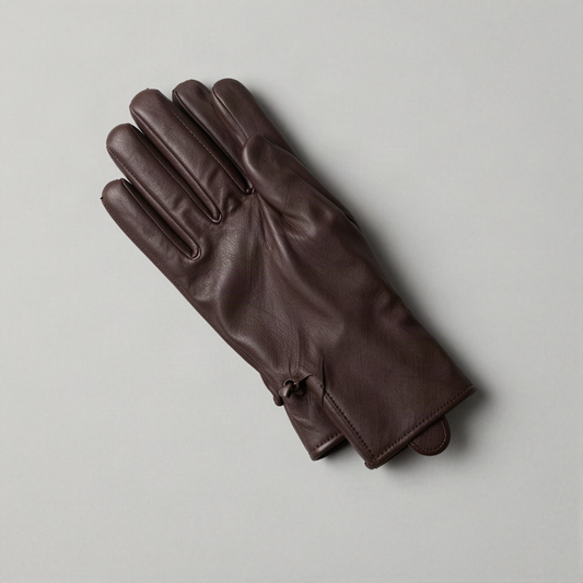 Cashmere-Lined Leather Gloves