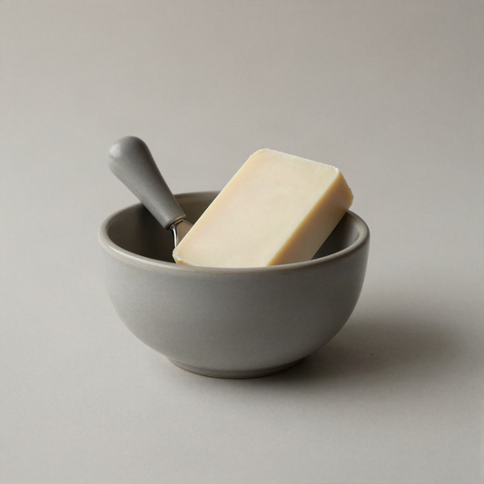 Shave Soap in Ceramic Bowl