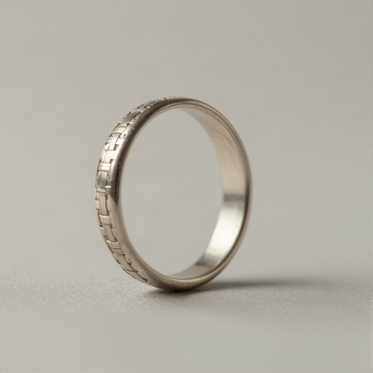 Silk Scarf Ring, Slim