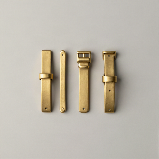 Brass Collar Stays, Set of Four