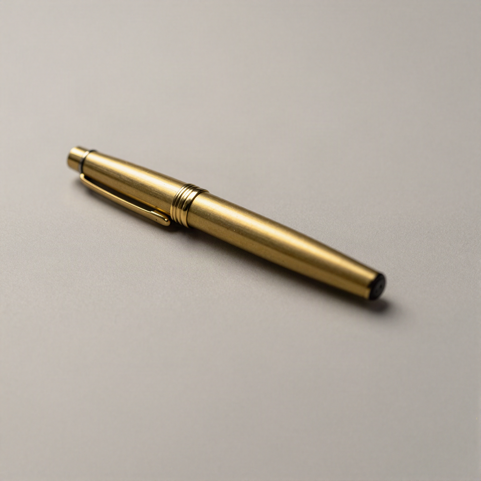 Brass Fountain Pen, Fine Nib